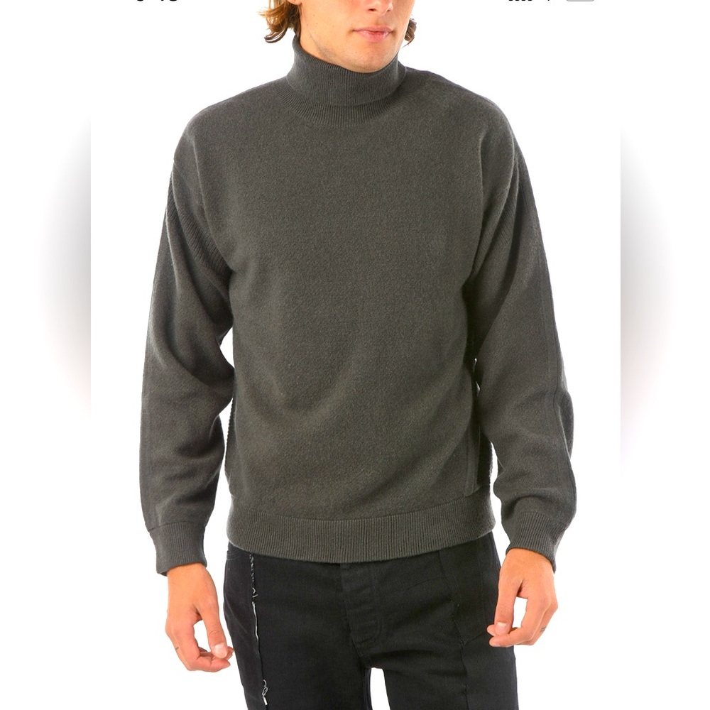 NWOT Harry Rosen Italian Made  💯 Pure New Wool Crew Neck Sweater Size M